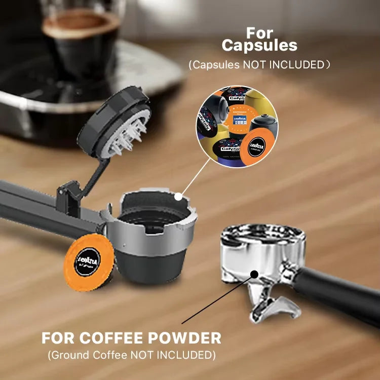 Home Espresso Coffee Machine Commercial Manual 19 Bar Pump Espresso Machine Maker