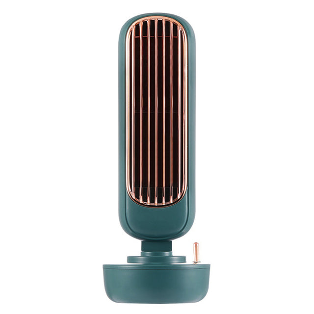 Retro Humidification Tower Fan Creative Two-In-One Spray Fan Desktop USB Integrated Humidification Fan