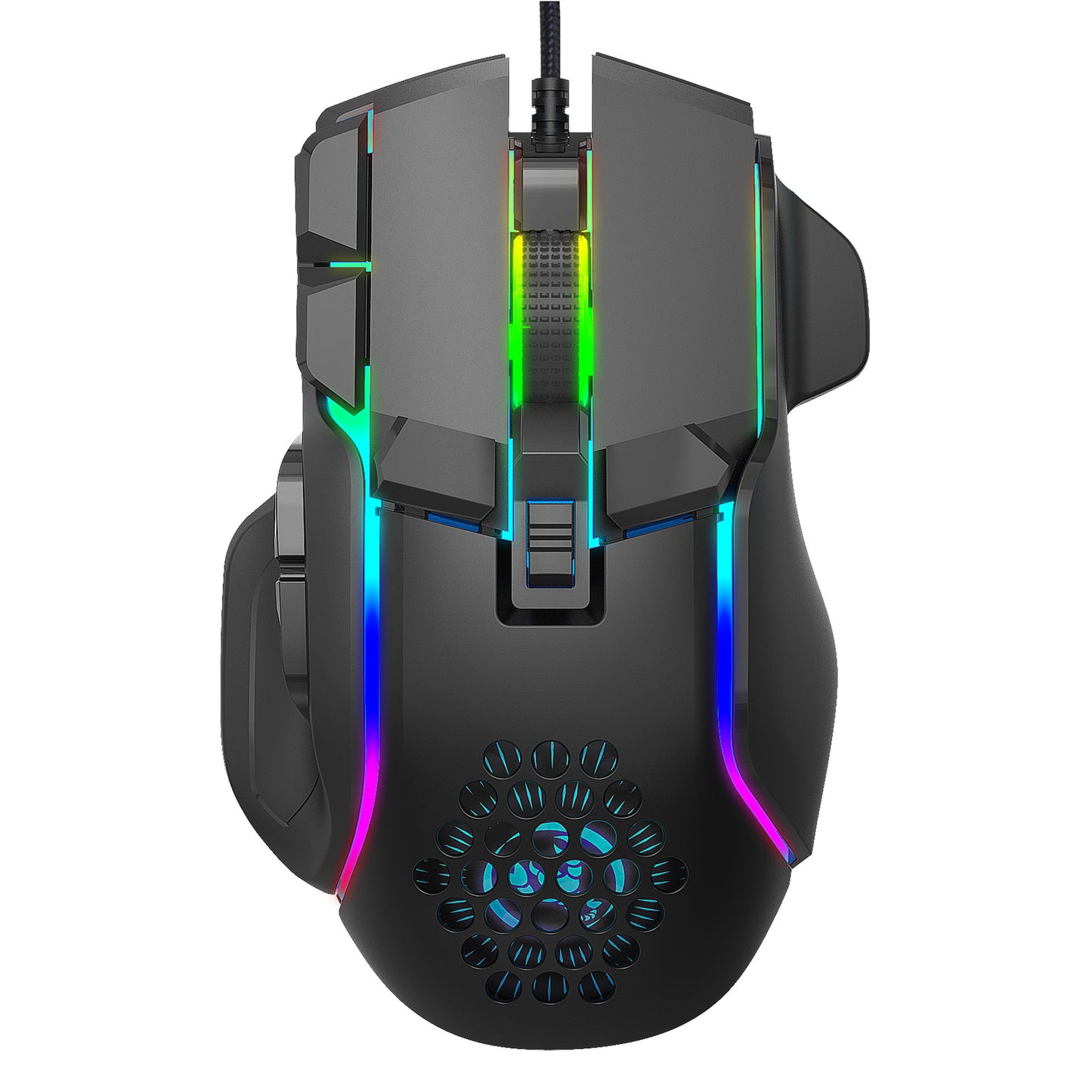 Gaming gaming mouse macro programming cool RGB lighting 12800 DPI adjustable mechanical mouse