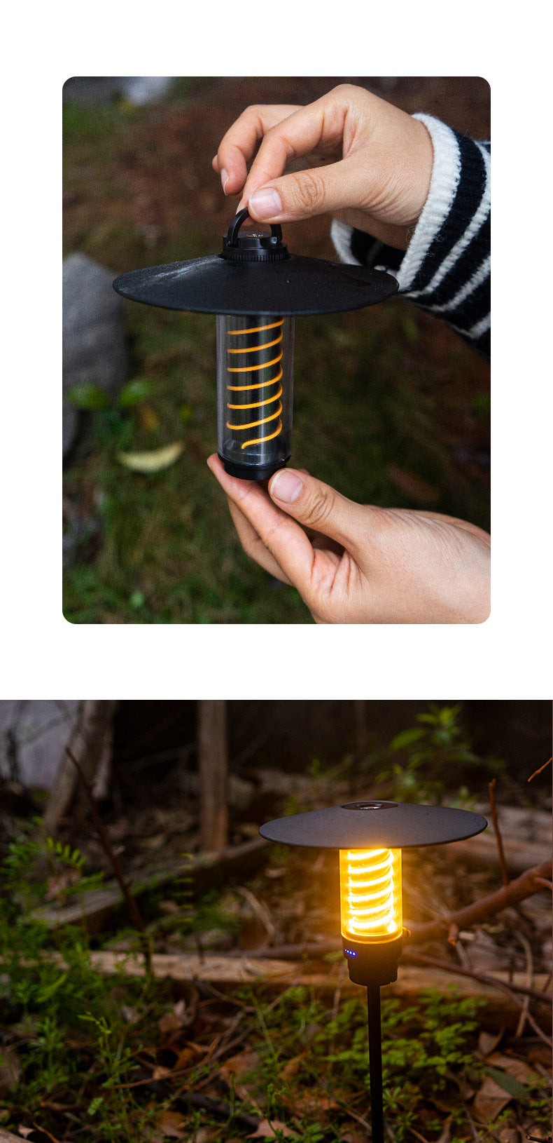 Outdoor Camping Light Portable Night Light Portable Flashlight Tripod Stand Lighting Lighthouse Marquee Tent Atmosphere Light