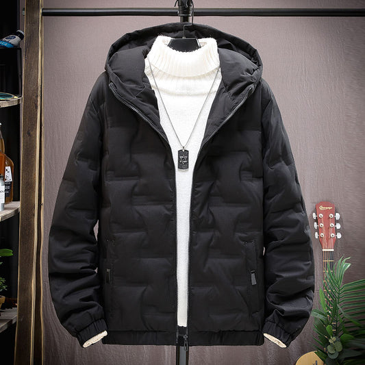 Men's thick and versatile winter cotton jacket, warm jacket, men's short cotton jacket