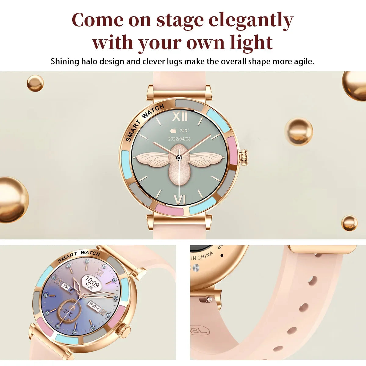 Smart Watch Bluetooth Calling Wristwatch Man Health Monitoring AI Voice Sports Fitness Tracker Women Lady Luxury Smartwatch