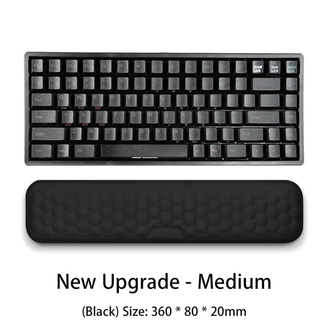 Keyboard mouse wrist rest ergonomic office typing protect relax wrist memory foam mouse pad computer notebook mouse pad