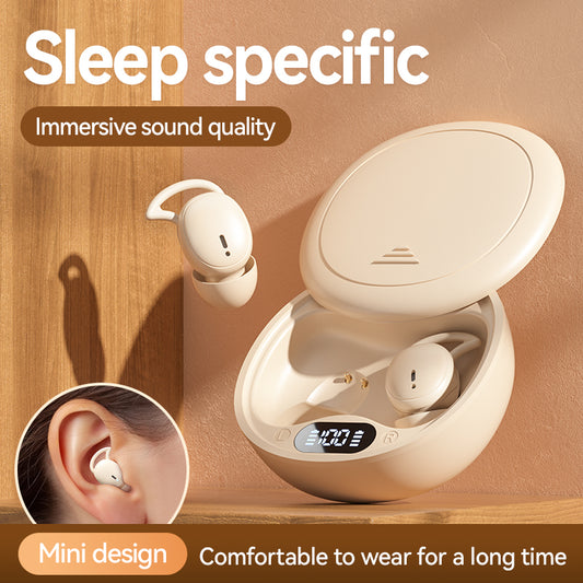 M73 wireless Bluetooth earphones in ear mini digital display long endurance sleep noise cancelling earphones