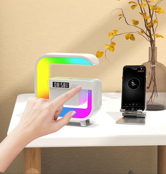 Colorful ambient light, night light, Bluetooth speaker