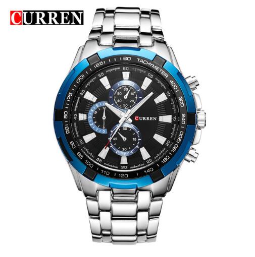 CURREN Watches Men quartz Sports  Waterproof Wristwatch