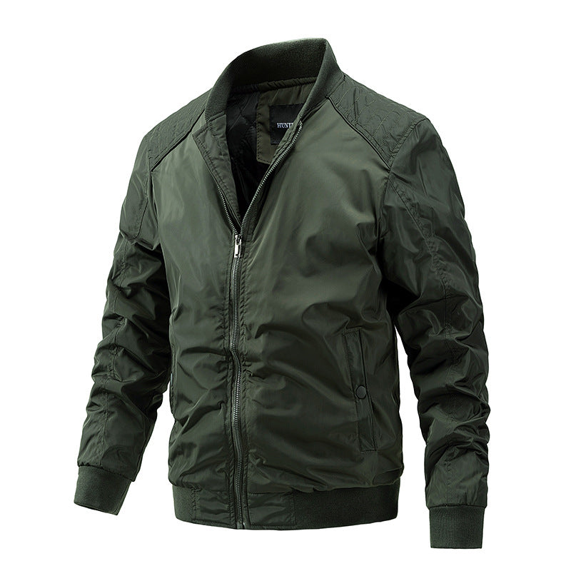 Men's casual jacket, baseball collar, men's casual plus size jacket, new jacket for men