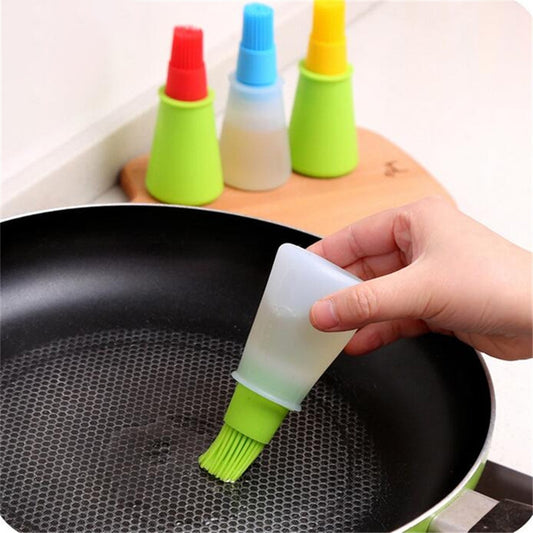 Baking Utensils Silicone Oil Bottle Brush Edible Oil Brush DIY BBQ Oil Brush DIY Cake Tool