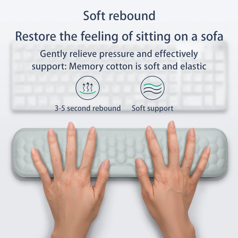 Keyboard mouse wrist rest ergonomic office typing protect relax wrist memory foam mouse pad computer notebook mouse pad