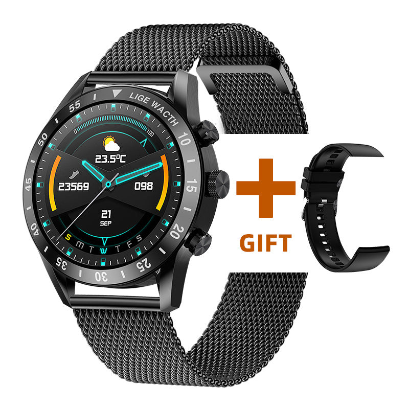 Bluetooth call smart watch pedometer sports multifunctional men's waterproof bracelet watch