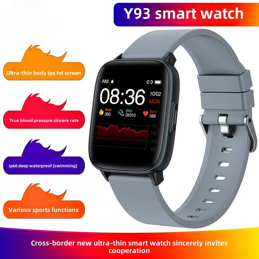 Y93 Smart Watch 1.4 Inch Large Screen Ultra-thin Step Counting Heart Rate Blood Pressure Sleep Monitoring Call Reminder Watches
