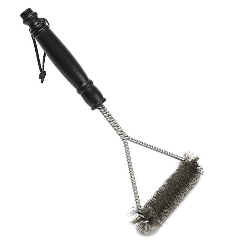 Non-stick Barbecue Grill BBQ Brush Stainless Steel Wire Bristles Cleaning Brushes With Handle Durable Cooking BBQ Tools