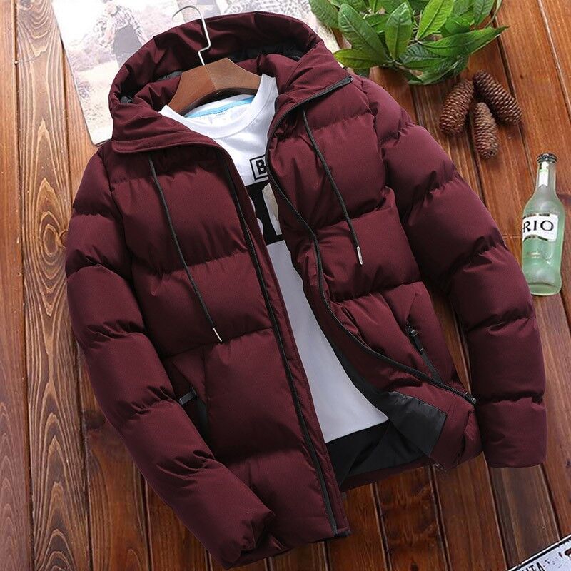 Winter cotton jacket men's new handsome short cotton jacket Korean version slim fit trendy cotton jacket jacket men's clothing