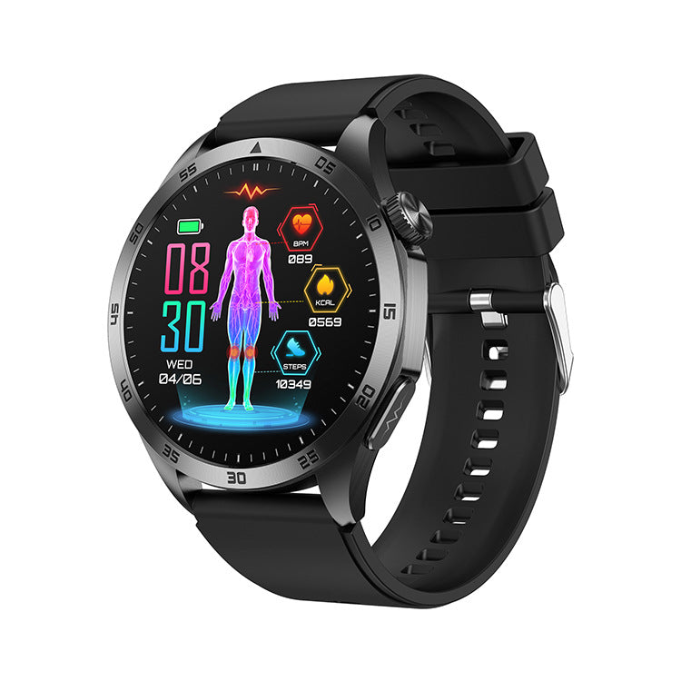 New ET485 smart watch ECG electrocardiogram Bluetooth call AMOLED micro physical examination emotional function