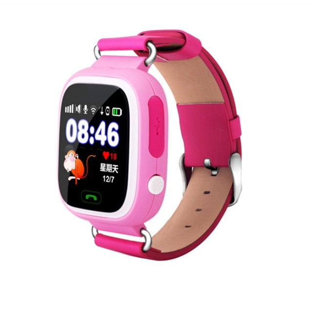 Q90 Smart Watch Kids SOS Alarm Clock GPS WIFI Bluetooth Anti-lost SIM Card For Children's Smart Watches Phone Gift