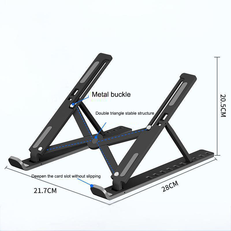 Laptop stand N3 folding lifting and cooling base, desktop tablet portable stand