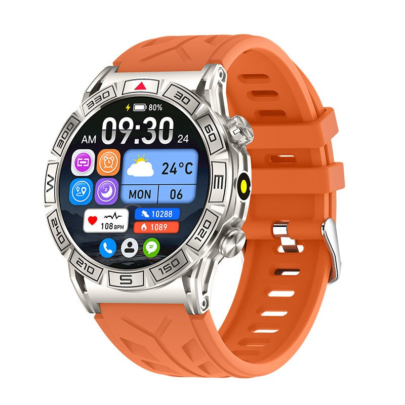 KC80 smartwatch with high-definition AMLOED screen, Bluetooth communication, sports smartwatch with LED light