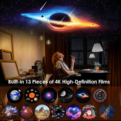 Galaxy Projector 13 in 1 HD Planetarium Projector Star Projector with Timer and Shooting Stars for Kids Adults, Home Decoration
