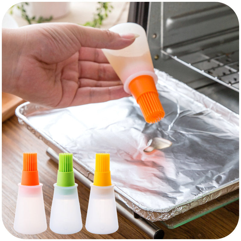 Baking Utensils Silicone Oil Bottle Brush Edible Oil Brush DIY BBQ Oil Brush DIY Cake Tool