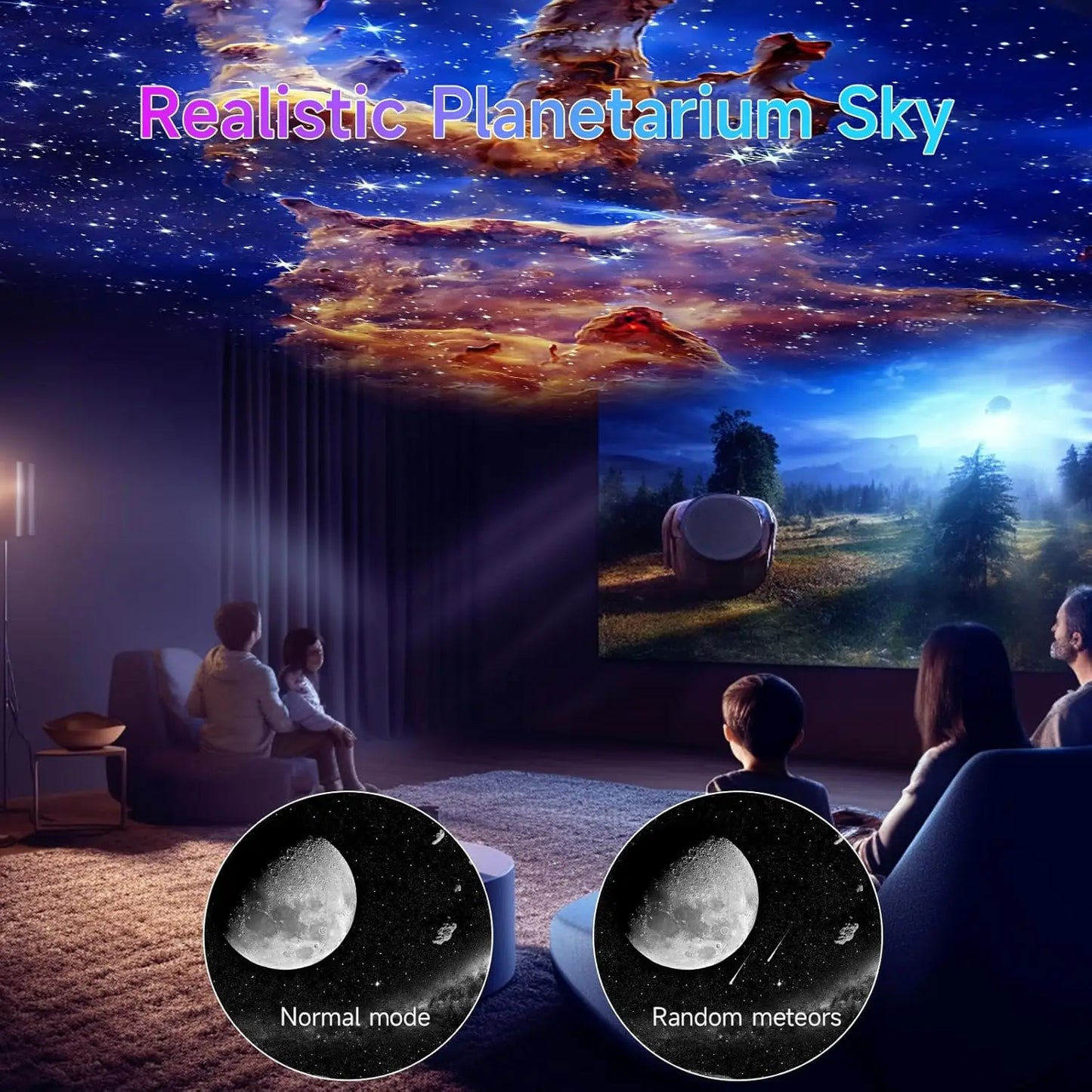 Galaxy Projector 13 in 1 HD Planetarium Projector Star Projector with Timer and Shooting Stars for Kids Adults, Home Decoration