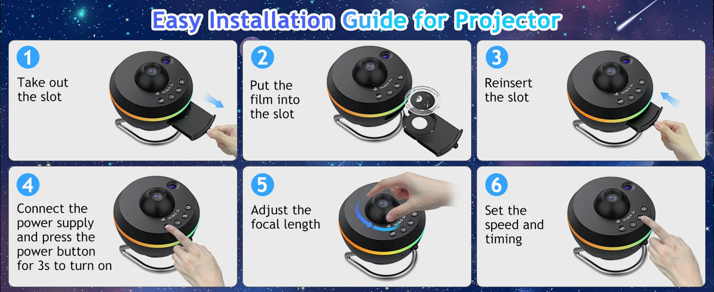 Galaxy Projector 13 in 1 HD Planetarium Projector Star Projector with Timer and Shooting Stars for Kids Adults, Home Decoration