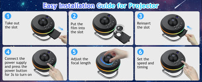 Galaxy Projector 13 in 1 HD Planetarium Projector Star Projector with Timer and Shooting Stars for Kids Adults, Home Decoration
