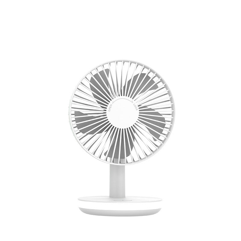 New USB Portable Multifunctional Desktop LED Night Light Mini Fan