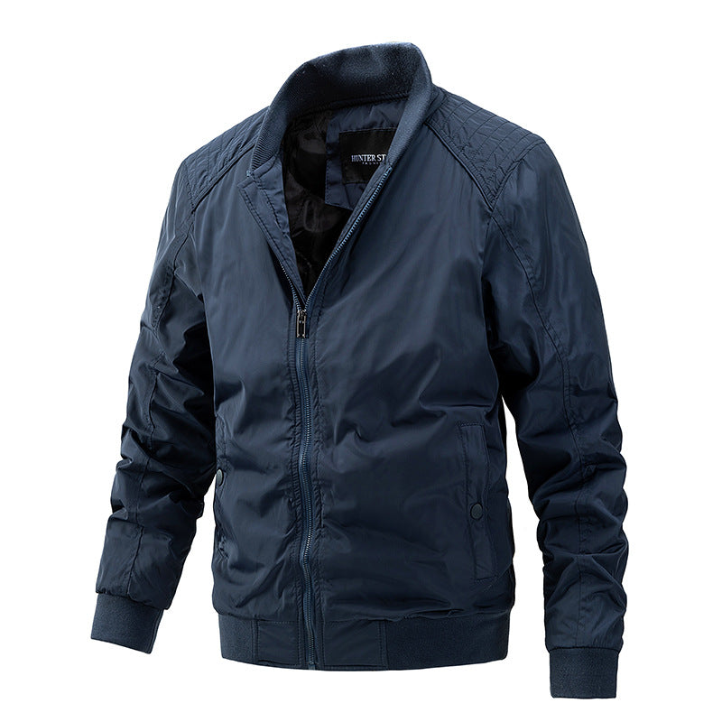 Men's casual jacket, baseball collar, men's casual plus size jacket, new jacket for men