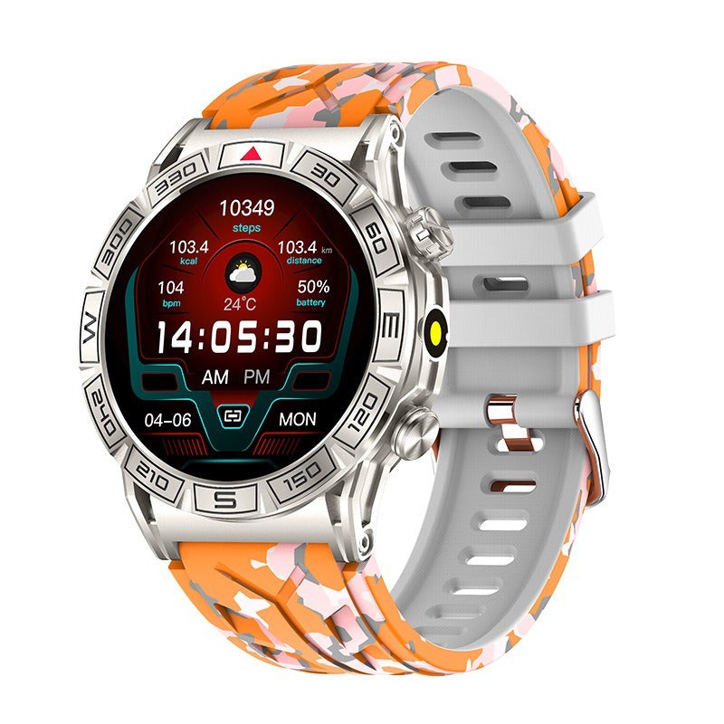 KC80 smartwatch with high-definition AMLOED screen, Bluetooth communication, sports smartwatch with LED light