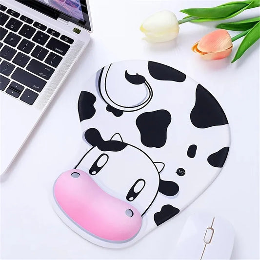 Wrist Mouse Pad Marble Pattern Hand Bowl Tray Mouse Pad Office Wrist Protection Anti-Skid Mouse Pads