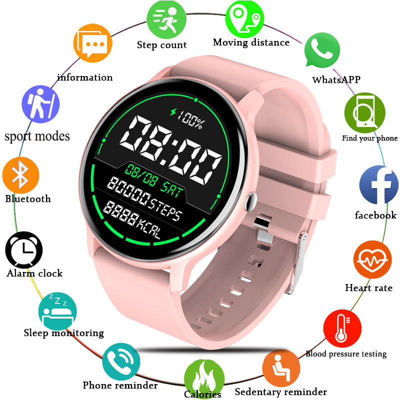 LIGE Popular Smart Watch Unisex Watch Smart Wear Blood Pressure Oximeter Step Detection