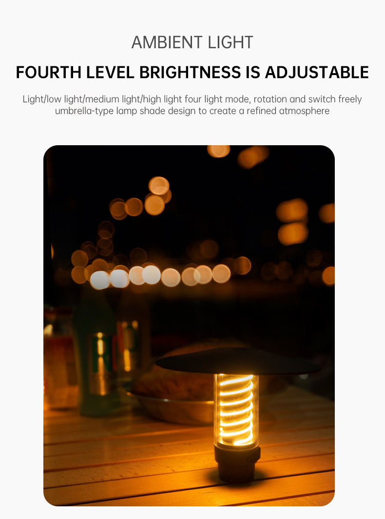 Outdoor Camping Light Portable Night Light Portable Flashlight Tripod Stand Lighting Lighthouse Marquee Tent Atmosphere Light