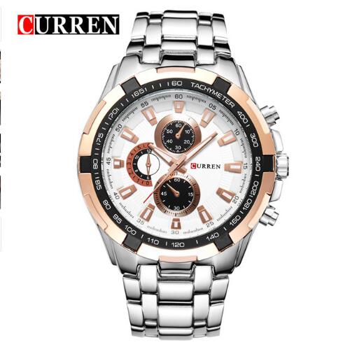 CURREN Watches Men quartz Sports  Waterproof Wristwatch