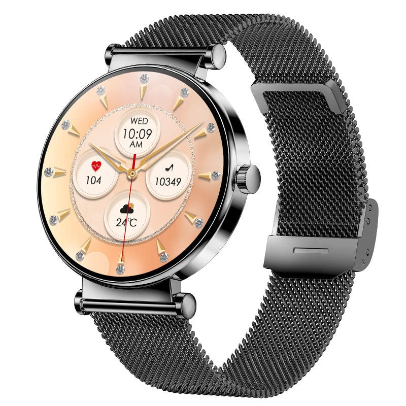 Y16 ultra-thin smartwatch with female AMOLED screen always on 466 * 466 high-definition pixel watch