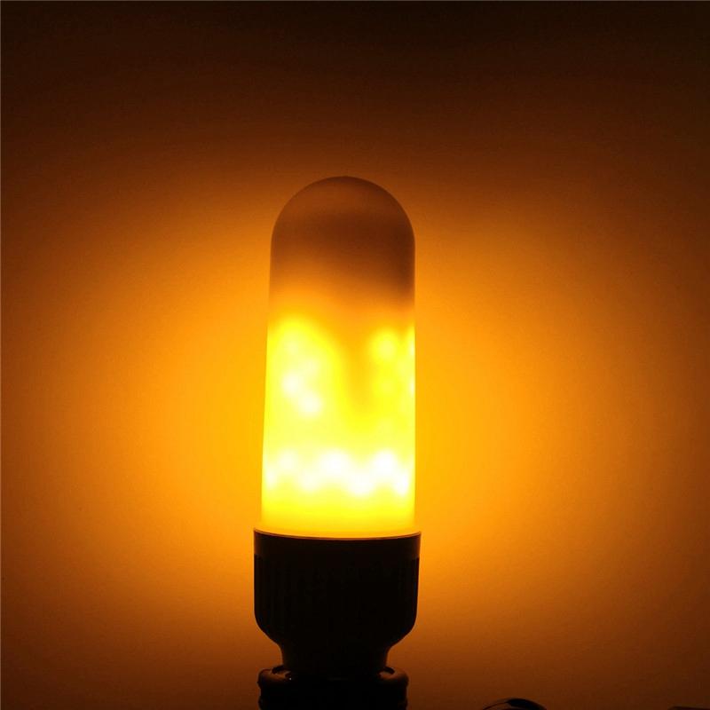 Year Decor 2835 SMD LED Lamp Bulb E27 B22 5W Flame Fire Flickering Effect LED Light Bulb Chandelier LED Lighting AC110V/220V