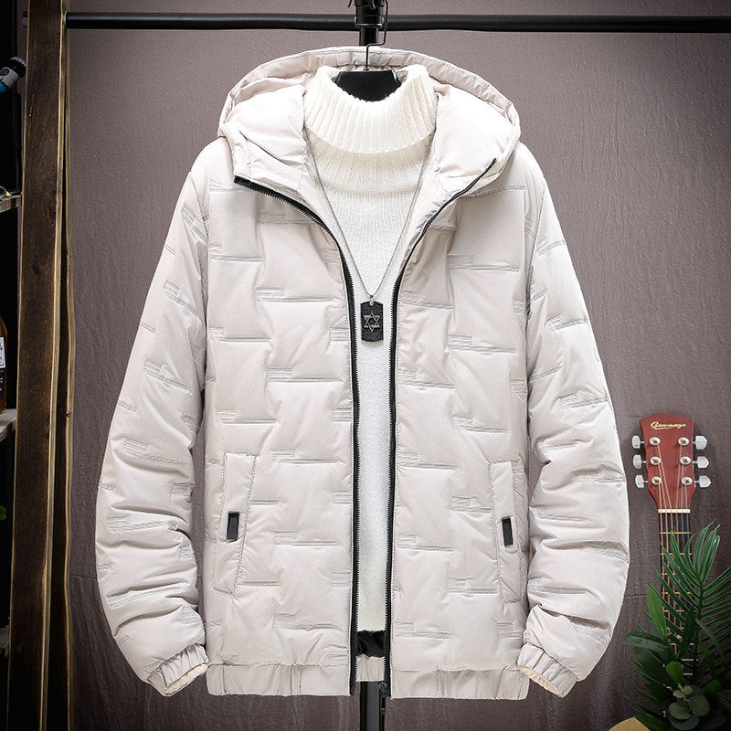 Men's thick and versatile winter cotton jacket, warm jacket, men's short cotton jacket