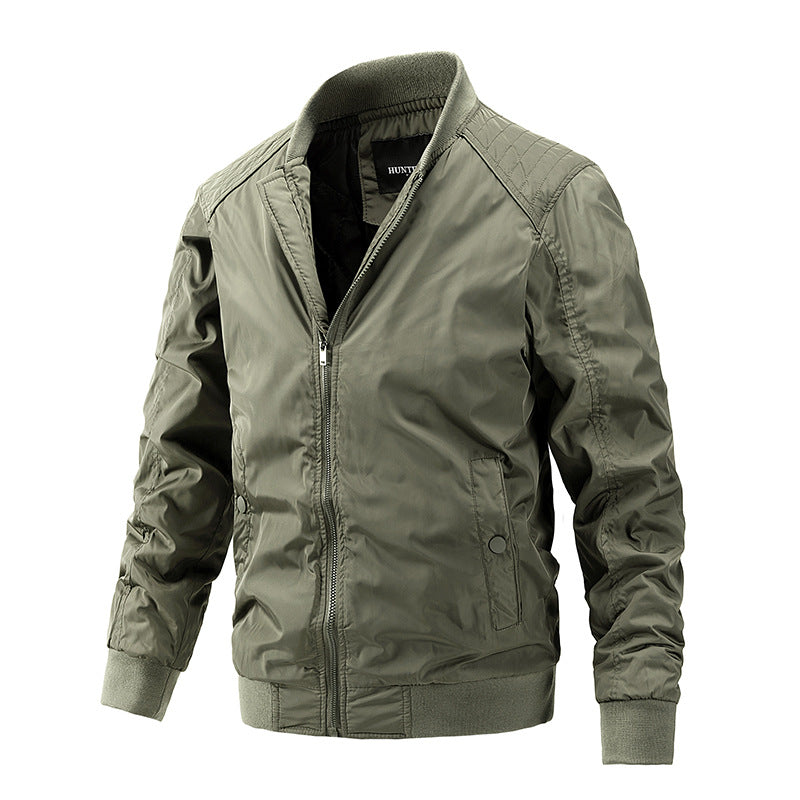 Men's casual jacket, baseball collar, men's casual plus size jacket, new jacket for men