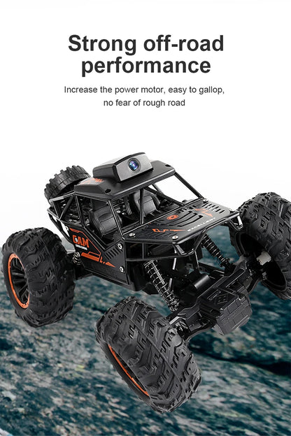 1:18 RC Car APP Controlled Remote Control Car Off Road Truck 4WD with HD Camera Rock RC Crawler Trator Toys Child Gifts