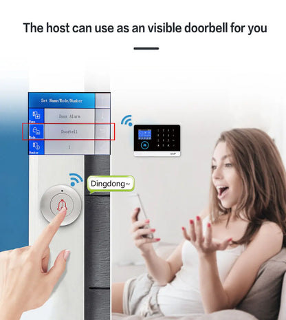 WiFi Alarm System for Home Burglar Security Tuya Smart House App Control 433MHz GSM Wireless With Motion Sensor Camera