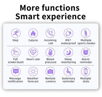 LIGE 2025 For All Smartphone Connections Women Smart Watch Real-time Weather Forecast Activity Sports Ladies Smart Watch Man