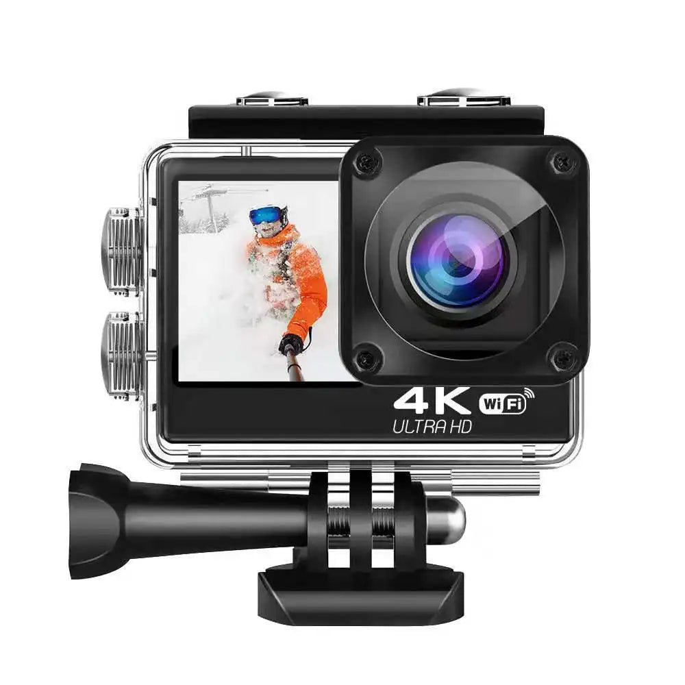 Action Camera 5K 4K60FPS 50MP 2.0 Touch EIS Pre-Record Wireless Mic Wi-Fi 170D DVR Webcam Waterproof 30M 5X Zoom Sports Camera