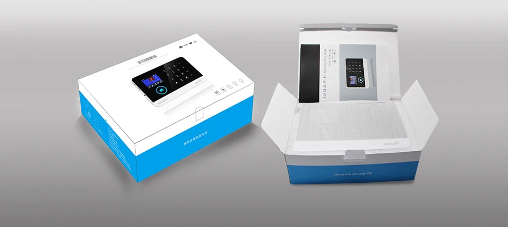 GSM Alarm System Tuya Smart Home WIFI Home Security System DIY Kit with door sensor and PIR motion sensor work with Alexa