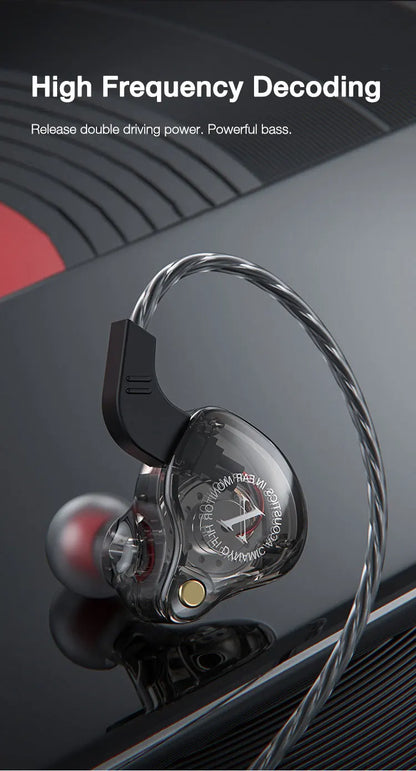 EARDECO Mobile Wired Headphones for Phone Earphone Super Bass Stereo In Ear 3.5mm Headphone with Mic Earbuds Noise Cancelling