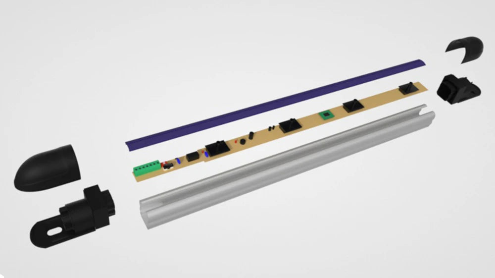 Home Smart Wireless Home Security 4 Beams Alert Infrared Sensor Alarm system Anti-theft Motion for Wall Window Detector Alarm