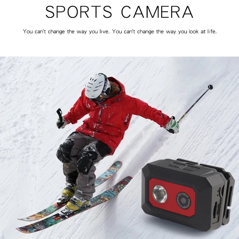 F18 Night Vision Camcorder 1080P HD Outdoor Sport Camera SOS Head-mounted Action Cameras Helmet Video Recording DVR Cam
