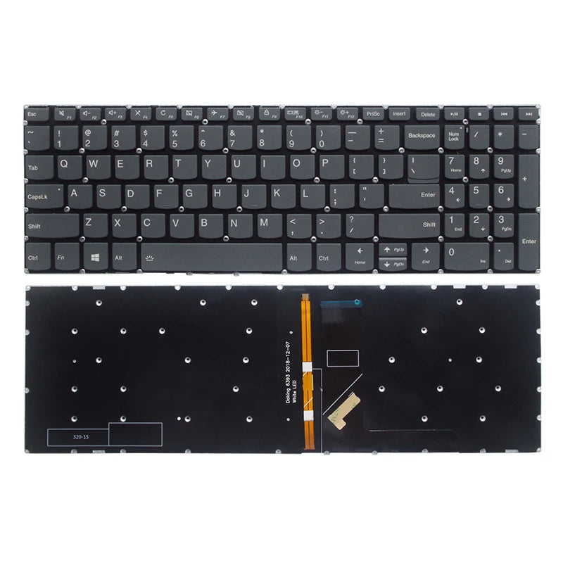 US/UK NEW keyboard FOR Lenovo chao5000 7000-15AST/ARR/IKB/IKBR 720S-15IBK  320-17IKB/ISK 320C-15ISK keyboard with Palmrest COVER
