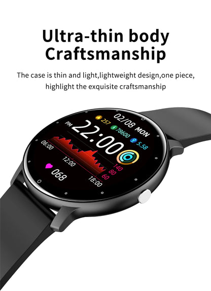 2025 New Smart Watch Men Full Touch Screen Sport Fitness Watch IP67 Waterproof Bluetooth For Android ios smartwatch Men+box