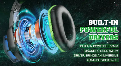 Gaming Headphones For PC/PS4/PS5 EKSA E1000 7.1 Surround RGB Gaming Headset Gamer USB Wired Headphones with Noise Cancelling Mic