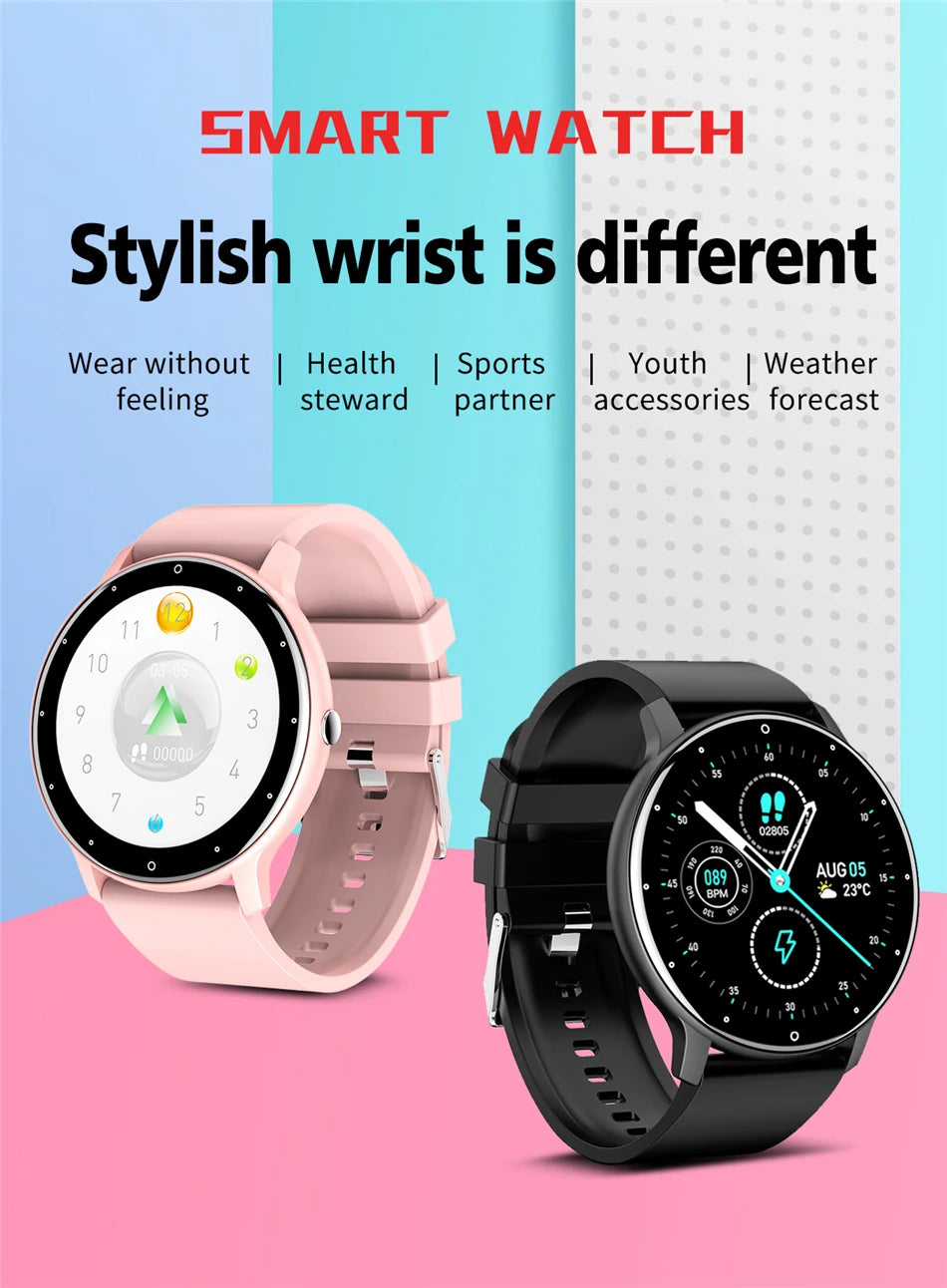 LIGE 2025 For All Smartphone Connections Women Smart Watch Real-time Weather Forecast Activity Sports Ladies Smart Watch Man
