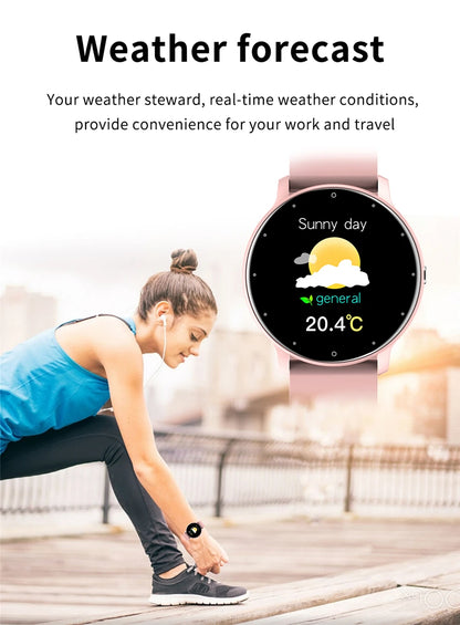 LIGE 2025 New Smart Watch Women Full Touch Screen Sport Fitness Watches IP67 Waterproof Bluetooth For Android ios smartwatch Men